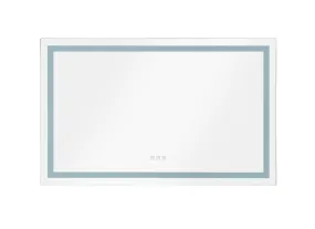 48 x 36 Inch LED Mirror Bathroom Vanity Mirrors with Lights, Wall Mounted Anti-Fog Memory Large Dimmable Front Light Makeup Mirror