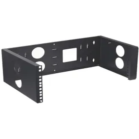 4Xem 3U Wall Mount For Rackmount Equipment, Network Equipment - Black
