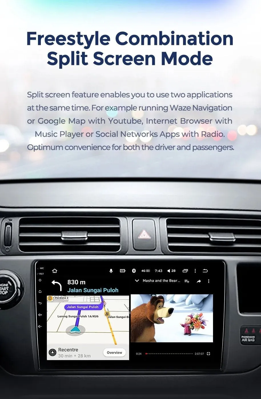 Car Dealz 10.2" Android 10.0 Haval H3 H5 2011-2016 In Dash Plus OEM Fascia