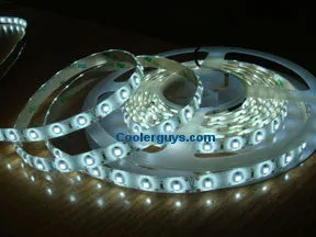 HT 60 LED Double Density 78 inch(2M) or 197 inch(5M) Long Flexible Light Strip 12 volt White 6500K