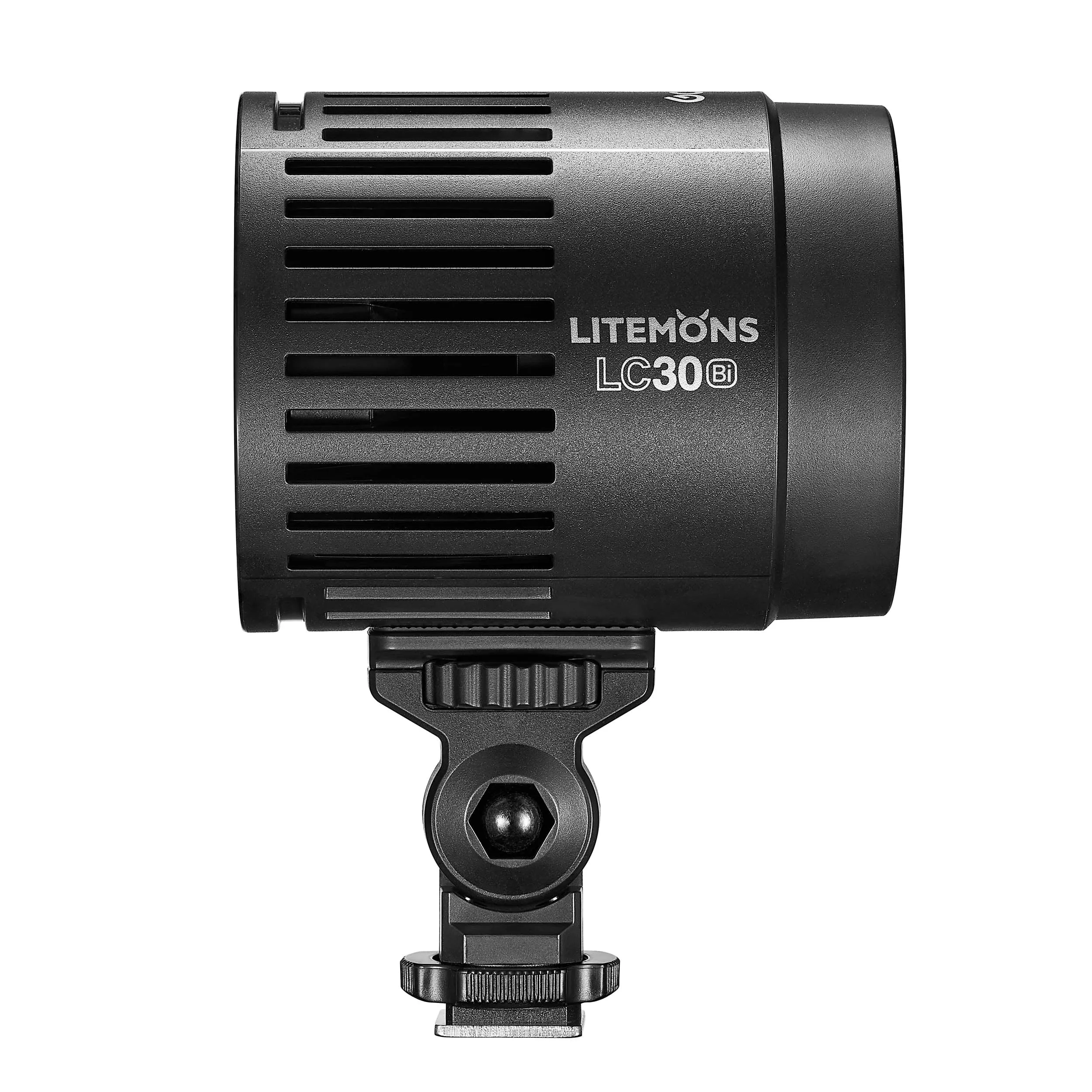 Litemons LC30Bi Tabletop Bi-Colour LED Light with Round Head Accessory Kit