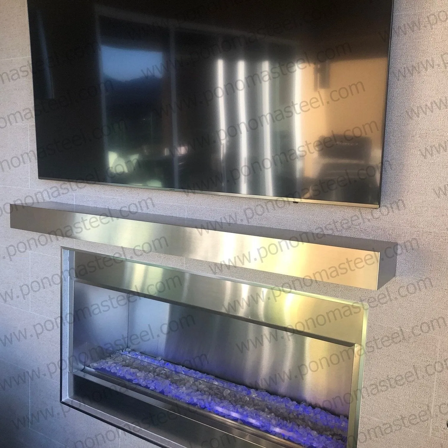 Metal shelves 12"- 17" (cm.30.5 - 43.1) made-to-order Ponoma®