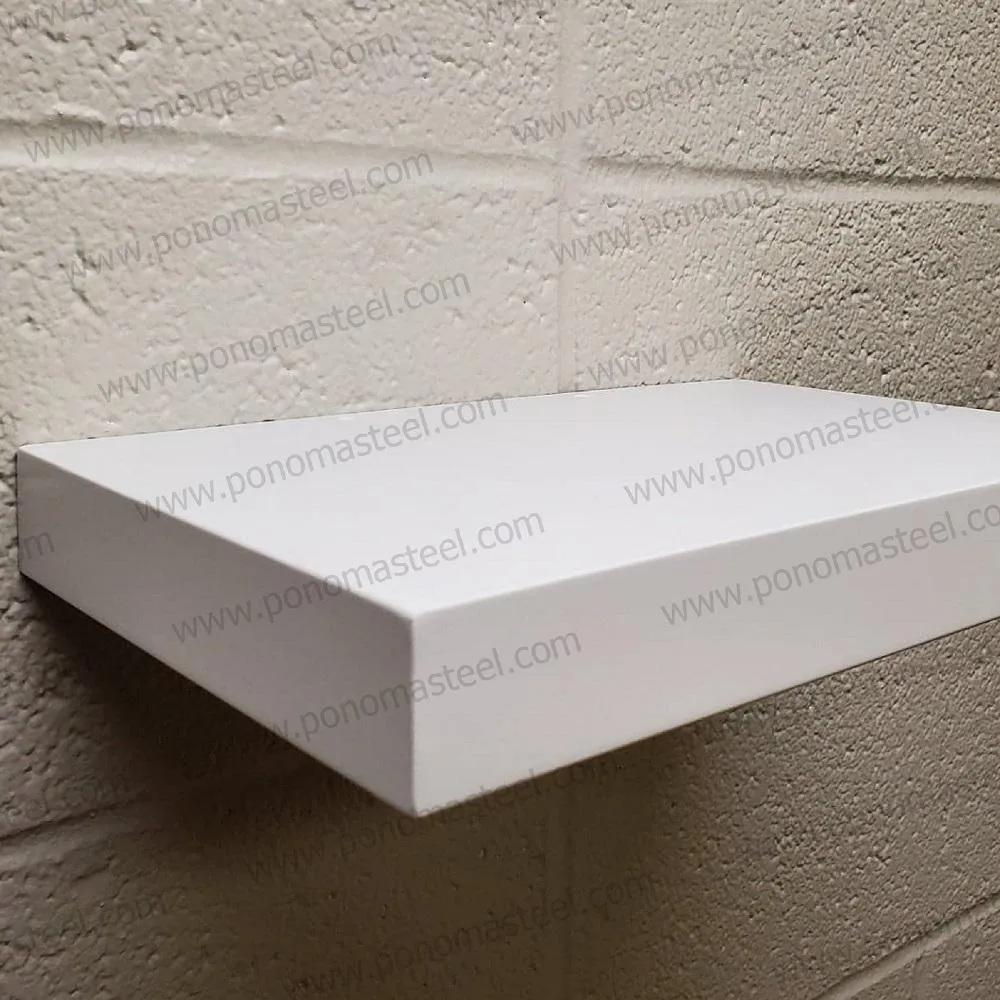 Metal shelves 17"- 22" (cm.43.2 - 55.9) made-to-order Ponoma®