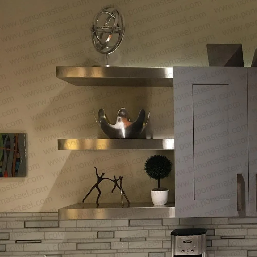 Metal shelves 27"- 32" (cm. 68.6 - 81) made-to-order shelves Ponoma®