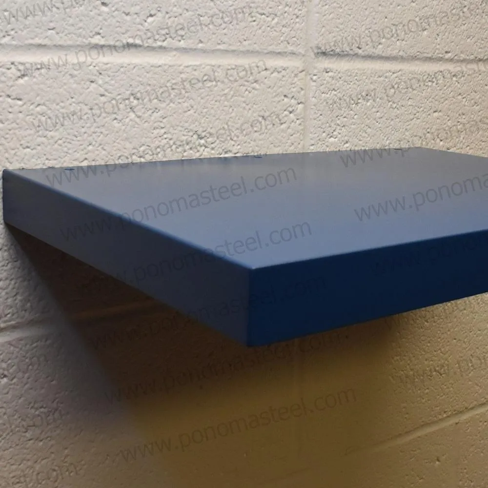Metal shelves 53"- 62" (cm. 135 - 157,5) made-to-order floating shelves Ponoma®