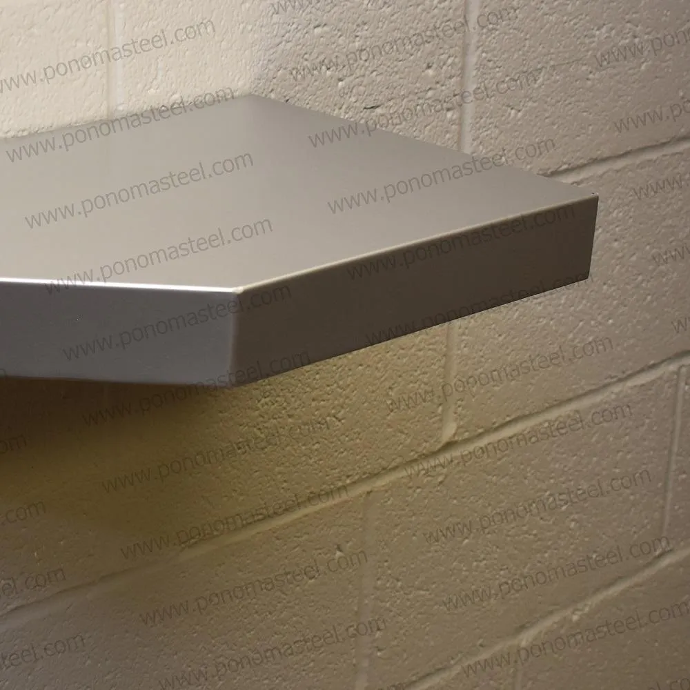 Metal shelves 63"- 72" (cm. 160 - 183) made-to-order floating shelves Ponoma®
