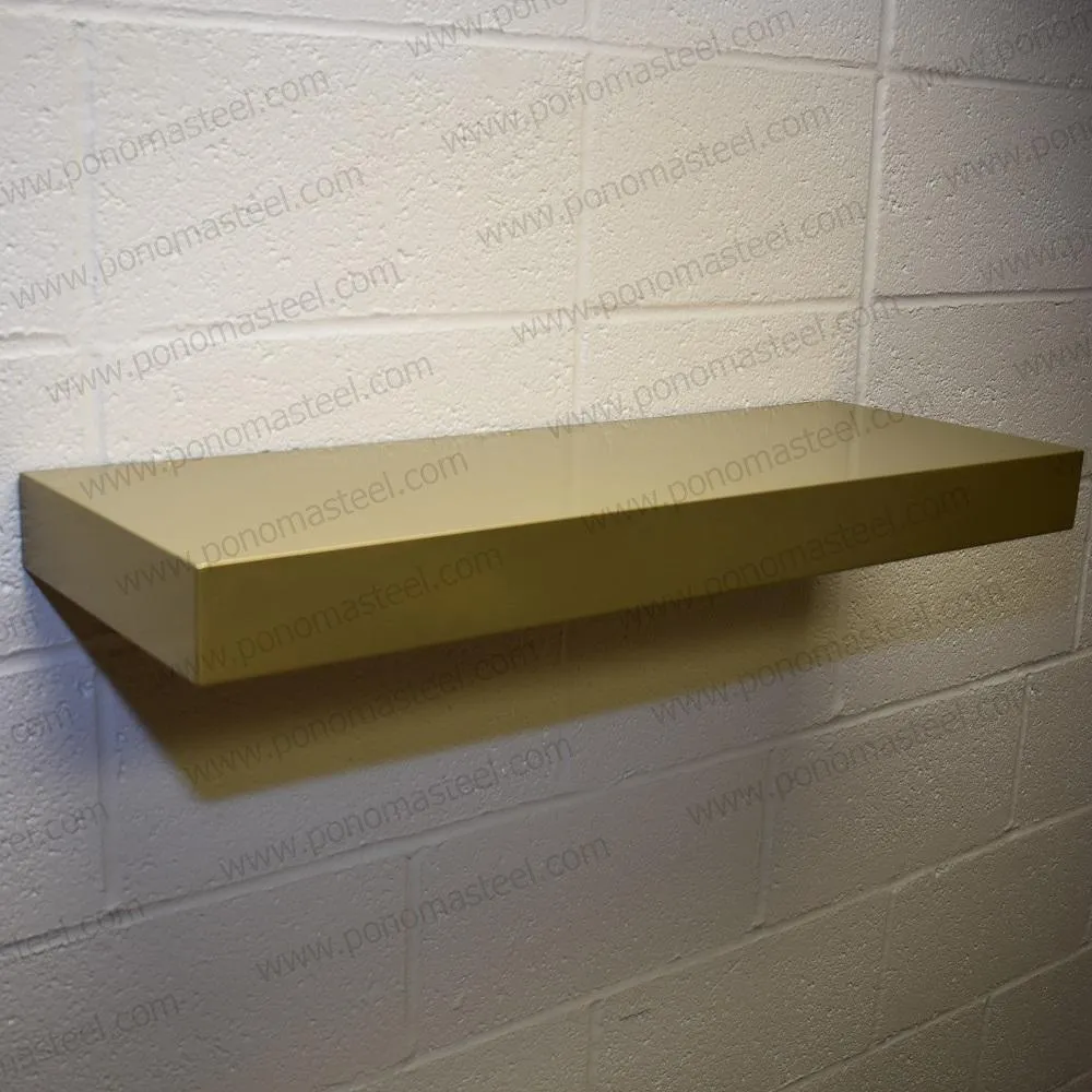 Metal shelves 63"- 72" (cm. 160 - 183) made-to-order floating shelves Ponoma®
