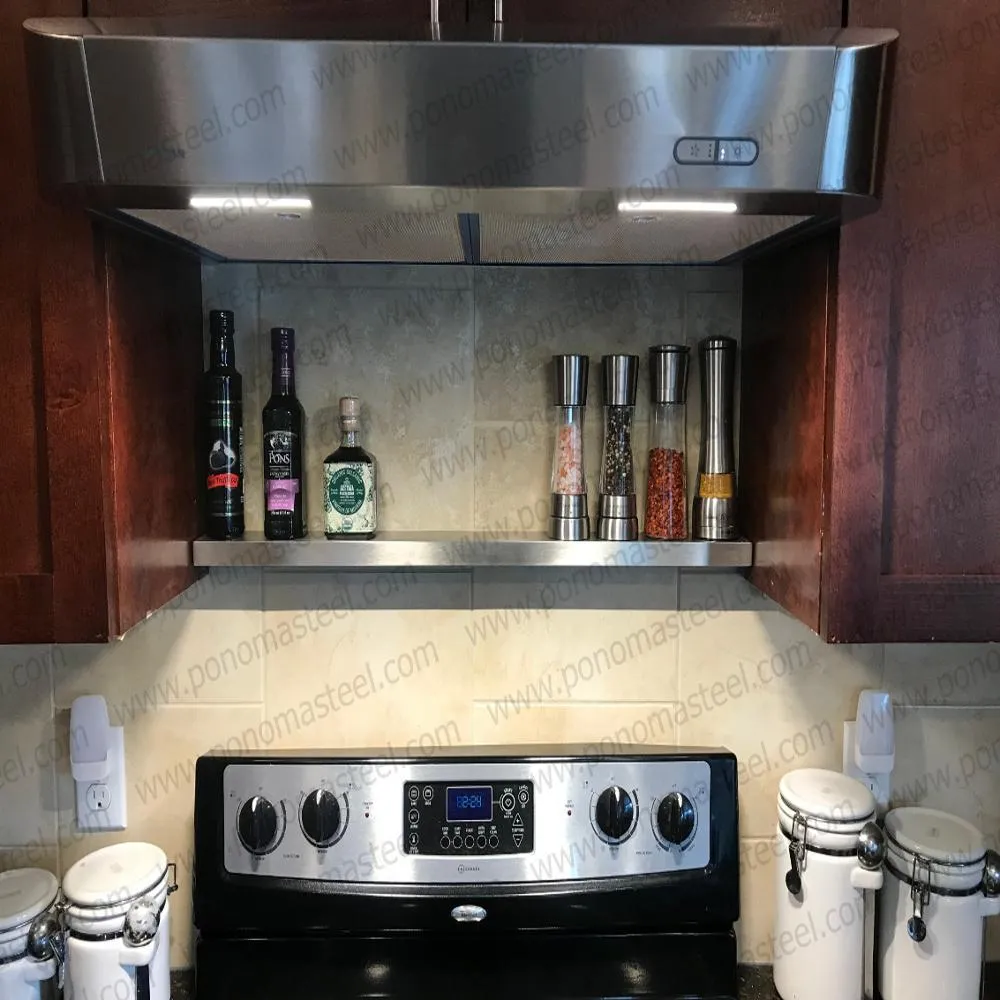 Metal shelves 83"- 87" (cm. 210.8- 221) made-to-order floating shelves Ponoma®
